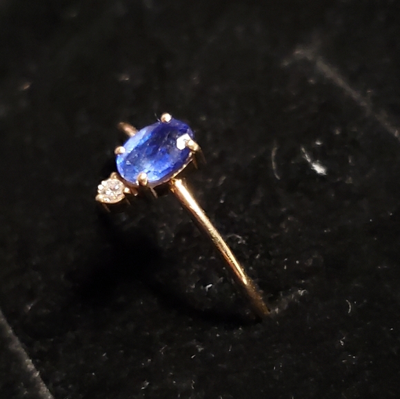 14K Gold Sapphire/Diamond Ring, 10 - Picture 3 of 14